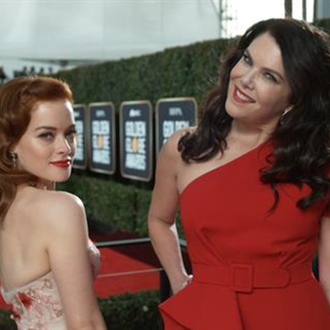 Jane Levy & Lauren Graham - 2020 Golden Globe Awards E! Glambot - E
